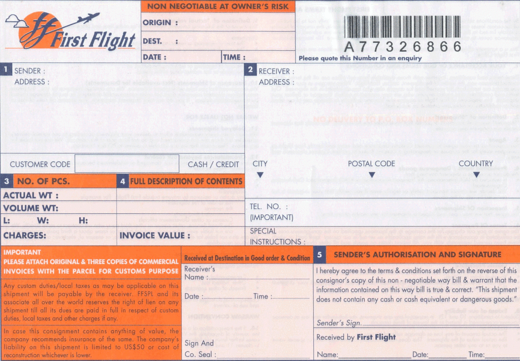 First Flight Tracking First Flight Courier Tracking